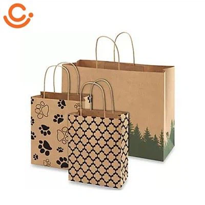 Prentaðir pappírspokar